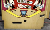 Image # 47853: Joker Poker Bare Lower Playfield 
(This playfield was described to us as New Old Stock.)