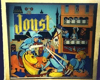 Image # 1246: Joust Backglass