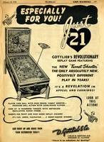Image # 45673: Just 21 Billboard Ad 
(The Billboard, Feb-18-1950, page 137)