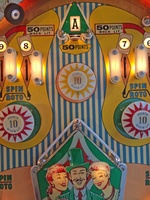 Image # 61979: King of Diamonds Sample Game - Upper Playfield 
(Serial number 01028 S.)