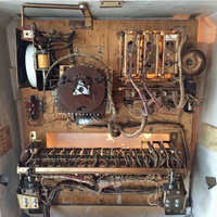 Image # 61989: King of Diamonds Sample Game - Inside Backbox 
(The silver-colored bell on the 0-9 unit is a replacement for the bell that was missing. Serial number 01028 S.)