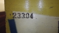 Image # 54344: King Pin Cabinet - Serial Number 
(Serial number 23304.)