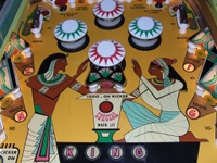 Image # 37480: King Rex Middle Early Production Playfield 
(Serial number 1054.)