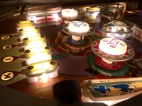 Image # 47602: King Rock Illuminated Upper Playfield 
(Playfield may be coated, not waxed.)