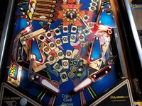 Image # 56415: Kings of Steel Early Production Lower Playfield 
(Serial Number 204.)
