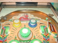 Image # 55466: Kismet Upper Playfield 
(The plastic light shields are New Old Stock.)