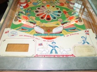 Image # 55469: Kismet Lower Playfield 
(The plastic light shields are New Old Stock.)