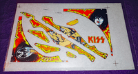 Image # 75529: KISS NOS Uncut Plastics 
(These were identified to us as Bally factory uncut production samples circa 1978-79.)