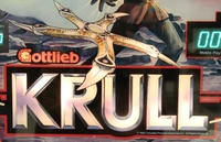 Image # 67579: Krull Backglass - Detail 
(Serial number 01009E.)