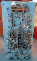 Image # 27340: Lariat Under Playfield 
(The right pop bumper assembly is missing from this playfield.)