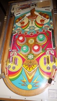 Image # 69445: Lightning Ball Playfield - Downfield View 
(Serial number M18463.)