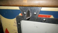 Image # 69448: Lightning Ball Undesignated Coin Entrance Plate 
(This chute accept nickels. Serial number M18463.)