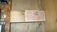 Image # 69467: Lightning Ball Notice to Operator 
(Serial number M18463.)