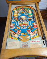 Image # 82287: Lite-A-Card Illuminated Playfield 
(Serial number C14731.)