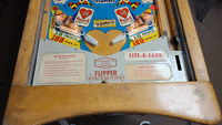 Image # 82290: Lite-A-Card Illuminated Lower Playfield 
(Serial number C14731.)