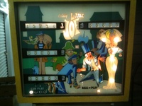 Image # 45804: Little Joe Illuminated Backglass 
(This backglass has faded colors, most notably the color red. Serial number 2275.)