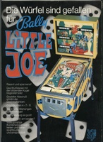 Image # 24889: Little Joe German Ad 
(From the German operator magazine Automaten Markt, September 1972.)