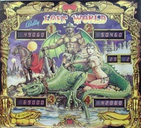 Image # 54578: Lost World Promotional Poster 
(Provided by Bally in 1977. Measured 22 1/2 by 25 1/2 inches.)