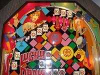 Image # 44469: Lucky Draw Upper Playfield 
(Serial number 330.)