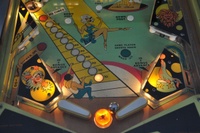 Image # 61848: Bally Hoo Illuminated Lower Playfield 
(Serial number 1906.)