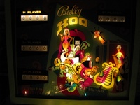 Image # 61855: Bally Hoo Illuminated Backglass