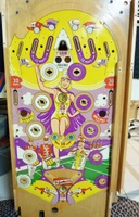 Image # 67421: Majorettes Sample Game - Stripped Playfield 
(Serial number 01006 S.)