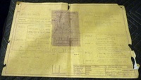 Image # 67446: Majorettes Sample Game - Score Motor Chart 
(The chart measures approximately 12 by 18 inches. Serial number 01006 S.)
