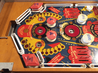 Image # 79323: Manhattan Lower Playfield (with retrofit flippers) 
(Serial number 4074.)