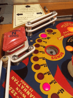 Image # 79325: Manhattan Playfield - Detail (with retrofit flipper) 
(Serial number 4074.)