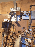 Image # 79334: Manhattan Under Playfield - Left Retrofit Flipper Solenoid 
(Serial number 4074.)