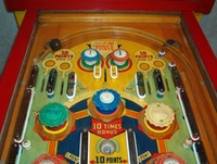Image # 9767: Marathon Upper Playfield 
(The cabinet and trim have been painted over.)