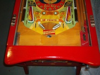 Image # 9768: Marathon Lower Playfield 
(The cabinet and trim have been painted over.)