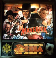 Image # 14849: Maverick The Movie Translite and Large DMD 
(Note the extra-large 192x64 pixel DMD.)