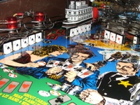 Image # 33427: Maverick The Movie Middle Playfield 
(The drop targets are new.)