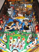 Image # 33426: Maverick The Movie Playfield 
(The drop targets are new.)