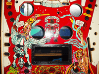 Image # 76085: Medusa NOS Middle Playfield 
(This playfield was described to us as New Old Stock.)
