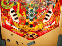 Image # 76086: Medusa NOS Lower Playfield 
(This playfield was described to us as New Old Stock.)