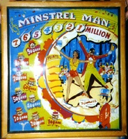 Image # 1552: Minstrel Man Backglass
