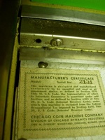 Image # 24862: Moon Shot Manufacturer Certificate 
(Serial number 2131.)