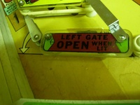 Image # 24864: Moon Shot Ball Saver Gate - Closed 
(Serial number 2131.)