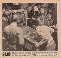 Image # 39470: Moon Glow Life Magazine Article 
(This is from an article in Life magazine, Apr-25-1949, page 143, on how a college student spent his weekend on $5.00.)