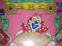 Image # 39297: Band Wagon German Playfield - Detail 
(Serial number BW 1824.)