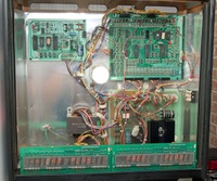 Image # 49702: Motordome Inside Backbox 
(The remote battery holder shown here is not original to this game.)