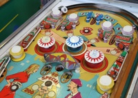 Image # 63444: Moulin Rouge Early Production Upper Playfield 
(Serial number 19267.)