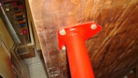Image # 46393: Music Man Bolted Legs 
(The cabinet bottom was described by the manufacturer as 3/4 inch thick plywood.)