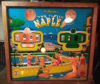 Image # 83580: Naples Illuminated Backglass 
(Serial number 22174.)