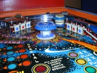 Image # 31368: Nine Ball Upper Right Drop Target Banks 
(Serial number 1551.)