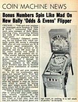 Image # 47456: Odds & Evens Cash Box New Game Announcement 
(Cash Box, Apr-7-1973, page 103)