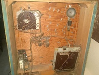 Image # 62019: Old Faithful Inside Backbox 
(The cabinet has been repainted. Serial number 021367 OF.)