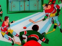Image # 30403: Olympic Hockey Backglass - Detail